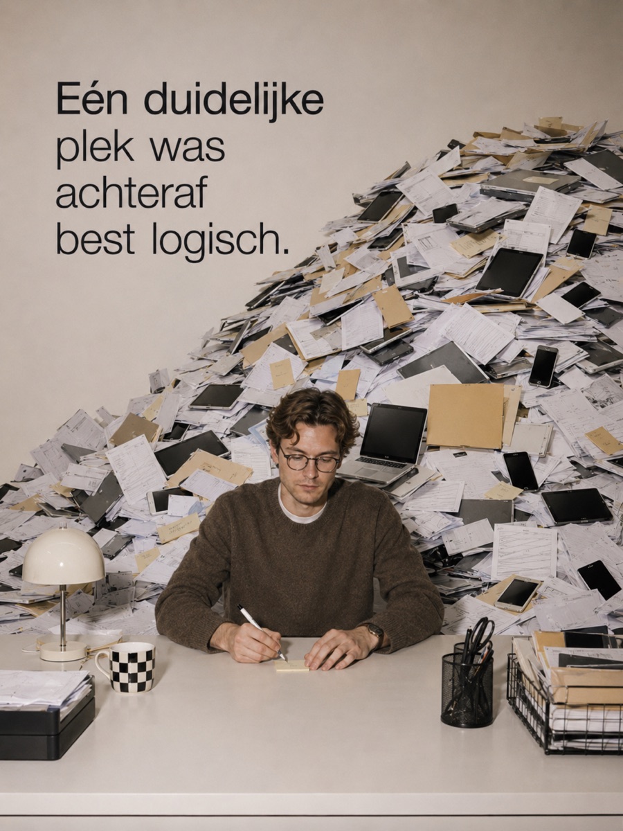Eén duidelijke plek was achteraf best logisch